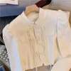 ツーピースドレス女性秋の中国語ボタンスーツコートハーフスカートセットビンテージジャクアードスタンディングカラージャケット