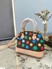 Women's Crossbody Bag Designer's Latest Design Dotted Old Flower Shell Bag Fashion Shoulder Bag Size 25cm