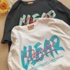 メンズTシャツ夏の男性と女性半袖TシャツカップルレイジースタイルルーズTシャツharajuku Y2KトップイブズサイズのTシャツ男性衣類230410