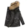 Parkas pour hommes -30 degrés garder au chaud duvet de canard blanc vestes d'hiver hommes coupe-vent à capuche col de fourrure épaissir doudoune manteau mâle taille S-3XL 231109