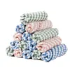 New 10pcs/lot Cleaning Cloths Coral Velvet Wavy Wipes Kitchen Absorbent Dish Cloths Cleaning Cloths Cationic Thickened Wiping Cloths