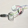 Wandleeslamp verzonken woondecoratie met schakelaar aan-uit driver verborgen AC100-240V DC 12V 24V minimalistische verchroomde afwerking voor huis 12 LL