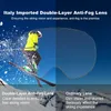 Ski Goggles Phmax Magnetic Uv400 Ochrona na świeżym powietrzu Snowboard Mężczyźni Kobiety Zimowe okulary przeciw przeciwmgielce 231109