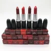 Üst Retro Mat Ruj Alüminyum Tüp 29 Renk Frost Seksi Rujlar Rouge Levres 3g Ruby Woo Rus Kırmızı Dudaklar Kozmetik