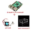 Circuiti integrati Raspberry Pi 3 Modello B Kit Pi3 3B con WIFI integrato e connettività etooth Custodia trasparente Set di ventole di raffreddamento Tvwhw