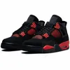 Baskets Jumpman 4 pour hommes et femmes Black Cat Military Noir Rouge Rose Thunder Orio Frozen Time Sail35-45