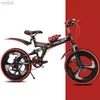 Pédales de vélo Carbon Racing Vélo pliant Pignon fixe pour enfants Single Speed Full Suspension VTT Klaxon Bicicleta Infantil Bicycle M230410