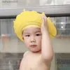 Czapki prysznicowe hurtowa kroplowanie maluchowa czapka szamponowa rozszerzona regulowana kreskówka kompaktowy jasny kolor myjki do włosów dla niemowląt hatl231110