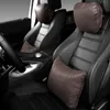 FIT Mercedes Benz Car Deck Seat Pillow Neck 1PCS Cotton مع شعار معلق الدعم معلق رأس لوحة مسند رأس متوافق مع إكسسوارات Benz