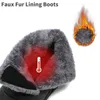 Stiefel Marke Winter Männer Wasserdichte Schnee Stiefel Warme Plüsch Stiefeletten Männer Outdoor Turnschuhe Arbeit Stiefel Hohe Qualität Plus Größe männer Stiefel 231109