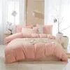 Bedding sets American Size Furball Tassel Duvet Cover Set Luxury King Queen Size Bedding Set Twin Full Quilt Covers Juego De Ropa De Cama 231110