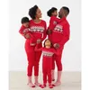 Abiti coordinati per la famiglia Abiti per l'anno Natale Pigiama per la famiglia Set Madre Padre Bambini Abiti coordinati Pagliaccetto per neonati Indumenti da notte morbidi Look per la famiglia 231110