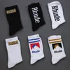 Chaussettes pour hommes Simple lettre coton européen américain rue tendance chaussettes hommes femmes chaussettes Rhude Couple In-Tube chaussettes 04QD #