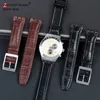 Oglądaj zespoły YCS Yas YGS Series Watch Band 17 mm 19 mm oryginalny skórzany pasek na nadgarstek Kobiety mężczyzn Watch Pasek Bransoletka Akcesoria 231108