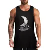 Herren-Tanktops, Mondschiff, Top-Kleidung für Männer, männliche Fitness-Kleidung