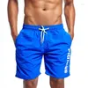 Shorts masculinos Quick Dry Mens Shorts Swim Swim Summer Board Surf Swimwear Beach Male curto atlético