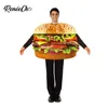 Theme Costume Adult Hamburger Costume Dog Purim Costume Pizza Costume Lobster Cosplay Bacon Men Carnival Costumes Banana 230410