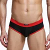 Mutande Intimo bikini da uomo Vita bassa Custodia morbida convessa a U che migliora il slip sexy del baule del pugile Hombre Brief