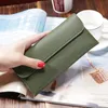 Wallets The Korean Version Of Women's Long Large Capacity Solid Color Litchi Pattern Mobile Phone Bag Wallet Female BagWallets