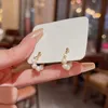 Dangle & Chandelier Simple Fashion Irregular Pearl Earrings Front And Back Design Jewelry Earings For Women