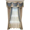 Curtain High-precision Splicing Champagne Gold Curtains For Living Room Bedroom European Luxury Romantic Style Villa Custom