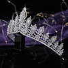 Haarspeldjes Tiara En Kroon HADIYANA Vintage Hoofddeksel Bruiloft Bruids Sieraden Party Accessorie Zirkoon HG0043 Princesa