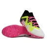 Scarpe da calcio FG MG TF tacchetti scarpe da calcio in pelle da uomo carpe da calcio rosa bianco