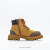 Designer Matin Boots Jongens Meisjes schoenen kinderlaars Platform jeugd Waterdicht Laarsje peuter kinderen Hoog Leer Enkellaarsjes Outdoor Sportschoen Tarwe Zwart Roze Marine