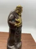 Figurines décoratives Chine Bronze Laiton Dorure Richesse Dieu Statue M. Comptable Financier Artisanat En Métal Décoration De La Maison Petits Ornements