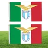 Италия SS Lazio Spa 35ft 90cm150cm Polyester Serie A Flag украшение Flying Home Garden Flag Праздничные подарки 4692808