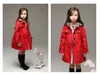 Jackets Children Girls Sweatshirt Spring Spring 가을 생일 현재 긴 스타일 후드 코트 소녀 어린이 재킷 빨간 윈드 브레이커 231109