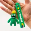 Creative Cartoon Rainbow Friends Action Figure Keychain Bag Pendant Mouth Water Monster Keychain Söt nyckelring