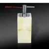 Liquid Soap Dispenser 1pc Nordic Natural Marble Home Toilet Shower Gel Shampoo Dispensing Bottle Wristband Empty Pump