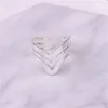 Clusterringen Aankomst 3 -stks Ring Set mode verzilverde golvende ster geometrische knokkel open verstelbaar voor vrouwelijke mannen punk sieraden
