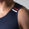 Męskie topy zbiornikowe MESH Szybkie suche topy zbiornikowe Mężczyźnia Fitness kulturystyka sportowa koszula bez rękawów mężczyzna Summer Stringer Singlet Vest Clothing 230410