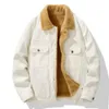 Мужские шерстяные зимние куртки KOODAO для мужчин, пуховое пальто с подкладкой из флиса, модная повседневная одежда, полиэстер на зиму, бежевый/черный/зеленый/оранжевый 231109