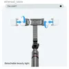 Selfie Monopods Telefone Selfie Vara Com Tripé Luz Anel Led Lâmpada Para Celular Celular Suporte Smartphone Monopé Bluetooth Pólo Telescópico Pau Q231110