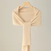 Шарфы BELIARST, шаль из 100% чистой шерсти, женская сплошная цветная защита для плеч с капюшоном, осенне-зимний теплый вязаный модный шарф 231108