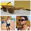 Top Cat eye sunglasses luxury brand designer Resin frame Super Star Celebrity Driving Sunglass for Ladies Fashion Eyeglasses Very nice gift