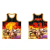 Kinder Jugend benutzerdefinierte Basketball -Jersey Herren 90er Jahre Hip Hop gedruckt Grafikskript Sublimation Sports Team Trikots Vorlage Frauen Frauen