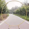 Party Decoration Fashion Wedding Arch Marriage Backdrop Stand Frame Flower Metal Round Festival Stage Balloon Kit