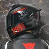 خوذات الدراجات النارية Full Face Helment Dual Shield Racing Moto Dot
