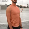 Męskie topy czołgowe Inderun Men Tank Tops Turtleeck Silne kolory kamizelki Męskie streetwear chuda moda swobodne seksowne kamizelki s-5xl 230410