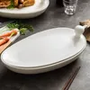 Plates Creative Duck Modeling Western Pan Dining Table Ceramic Restaurant Heating And Insulation Plate Household Kitchen Dish