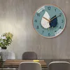 Wall Clocks Accurate Stylish Battery Operated Clock Eco-friendly Indoor Noiseless Home Decor