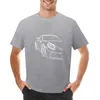 Canotte da uomo T-shirt elegante 911 Turbo S Anime T-shirt bianche semplici da uomo