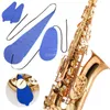 Другие спортивные товары Наборы для чистки саксофона 10 в 1 Смазка для пробки саксофона Щетка для чистки упора для большого пальца Отвертка Reed Case Инструмент для ухода за Alto 231109