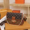 10A topkwaliteit DAUPHINIE tas moderne stijl vrouwen een schouder crossbody designer handtas lederen tassen embossingouisie viutions vutiton portemonnee envelop