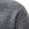 Męskie swetry męskie patchwork swetra zimowa moda kurtka Kimono ogólnie gęste blok kolorów wysokiej szyi kontrola pullover pullovers pull homme