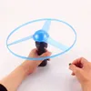 LED RAVE Toy 10pc LED -belysning Pull String Flying Disc Propeller Helicopter Toy for Kids Birthday Party Favors Pinata Fillers Carnival Priser 231109